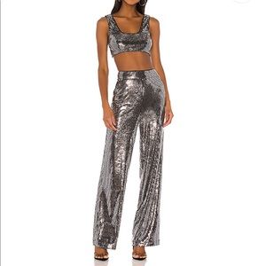 h:ours NWT Beautiful silver pants